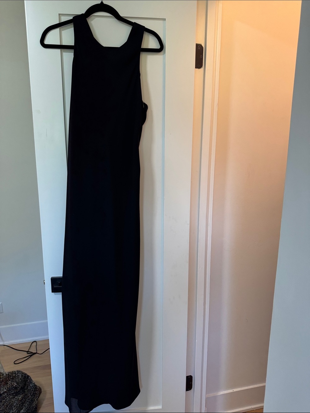 Laundry By Shelli Segal Black Sleeveless Maxi Dress
